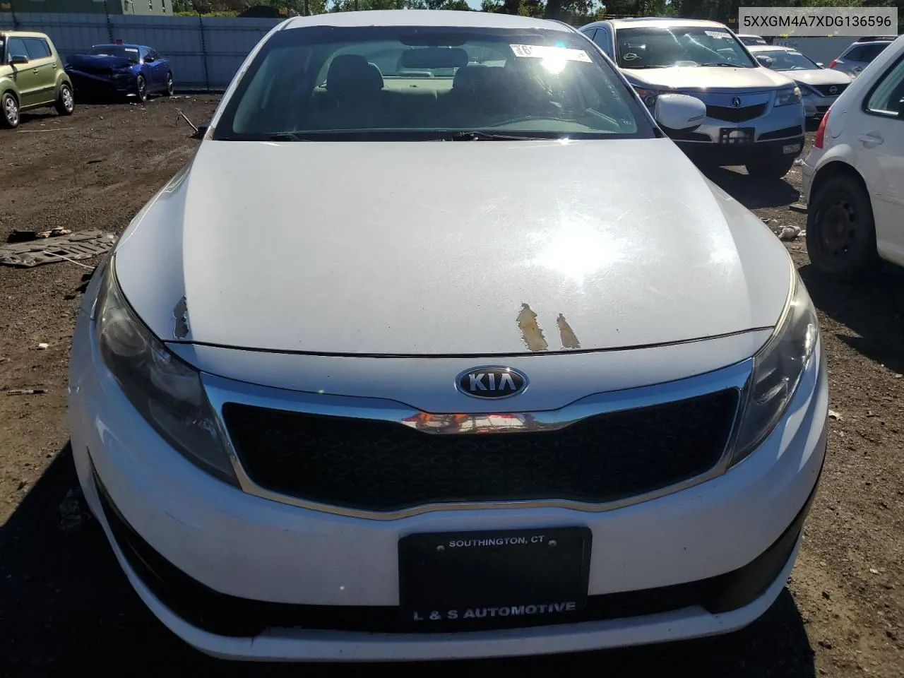 2013 Kia Optima Lx VIN: 5XXGM4A7XDG136596 Lot: 66610924