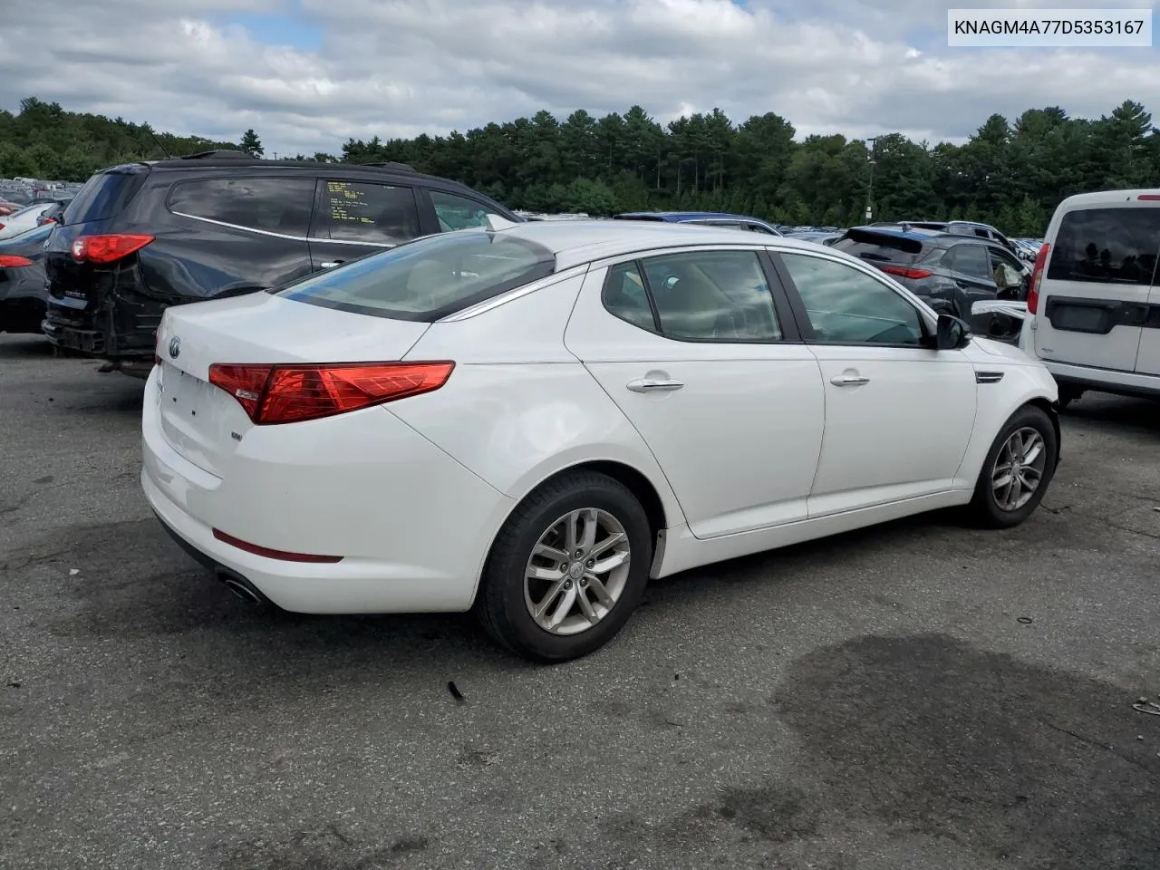 2013 Kia Optima Lx VIN: KNAGM4A77D5353167 Lot: 67453714