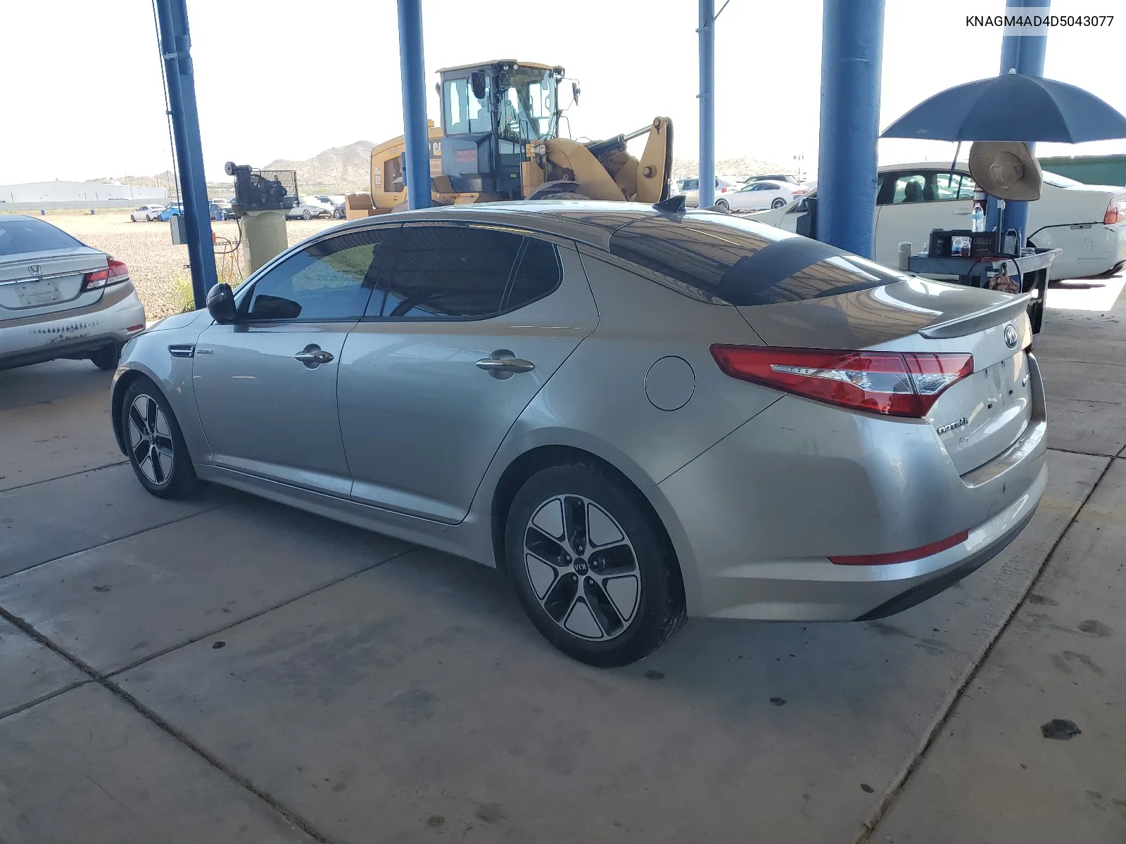 2013 Kia Optima Hybrid VIN: KNAGM4AD4D5043077 Lot: 67615714