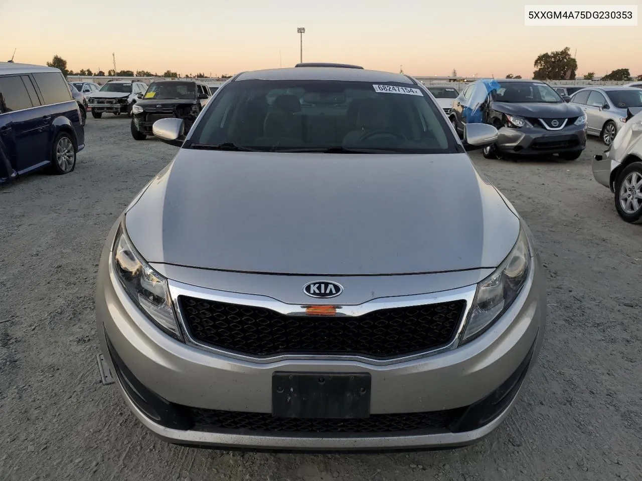 2013 Kia Optima Lx VIN: 5XXGM4A75DG230353 Lot: 68247154