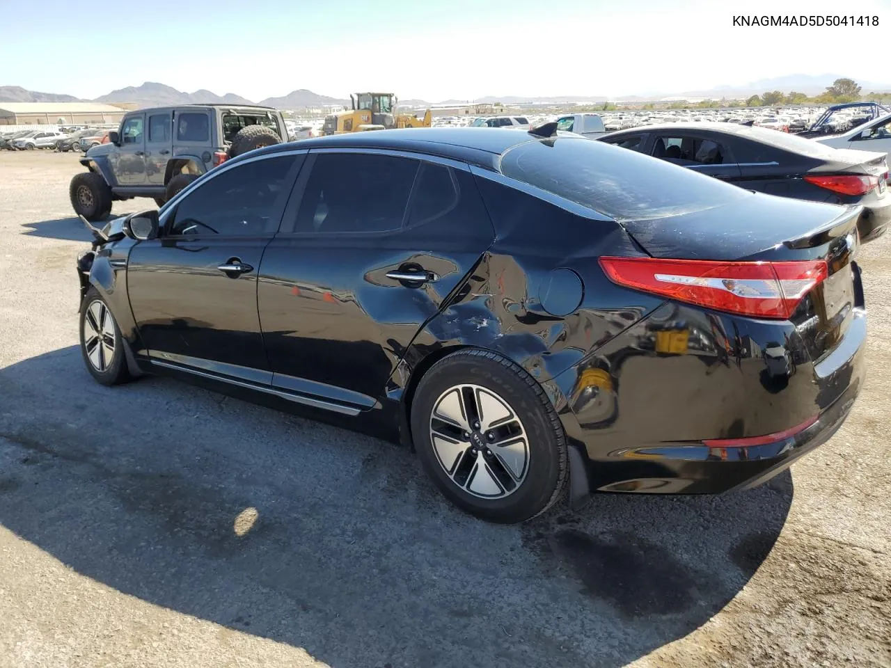 2013 Kia Optima Hybrid VIN: KNAGM4AD5D5041418 Lot: 68339424