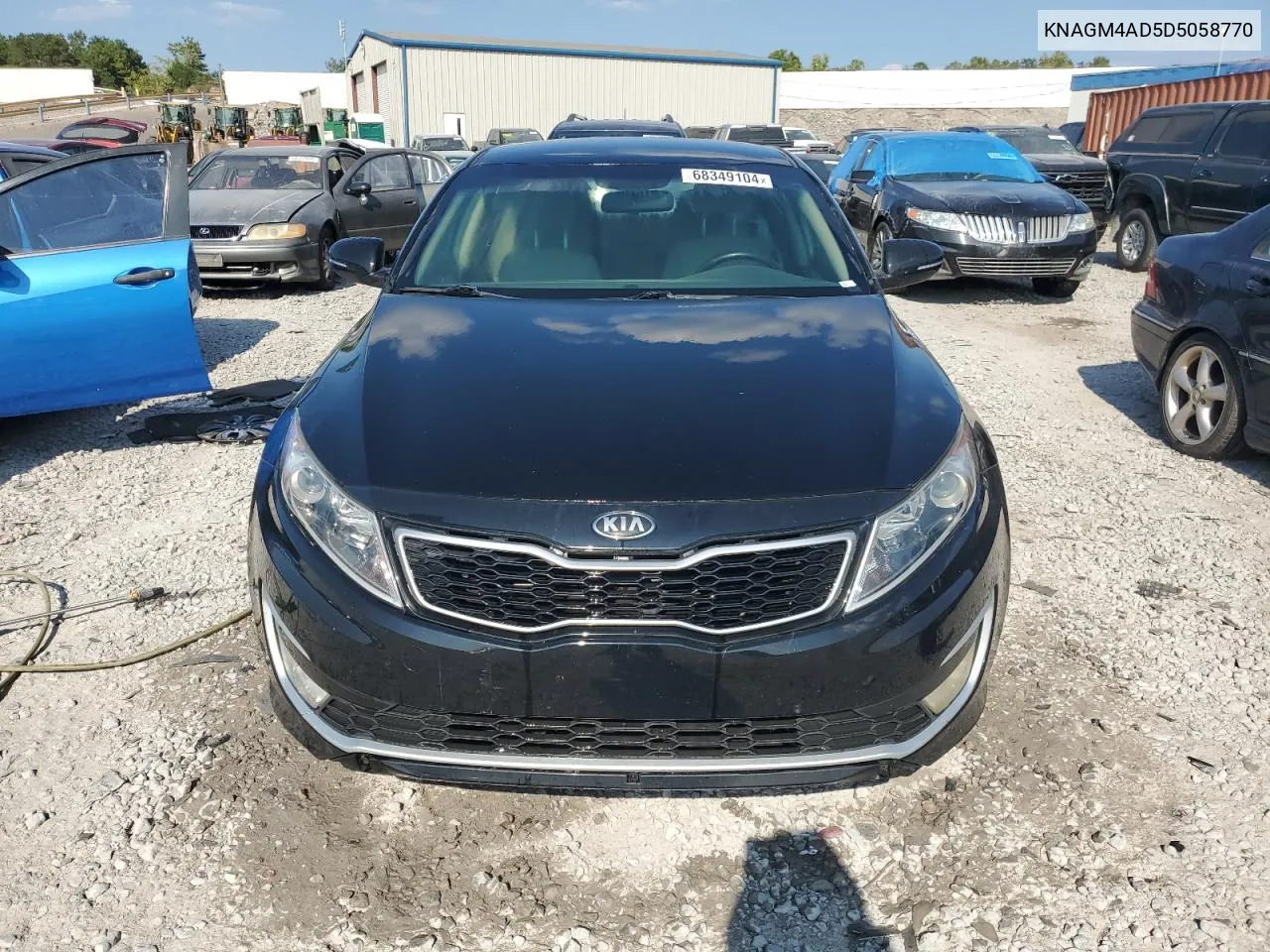 2013 Kia Optima Hybrid VIN: KNAGM4AD5D5058770 Lot: 68349104