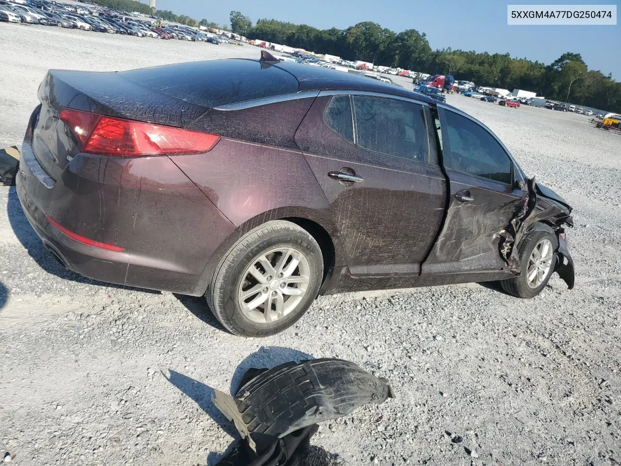 5XXGM4A77DG250474 2013 Kia Optima Lx