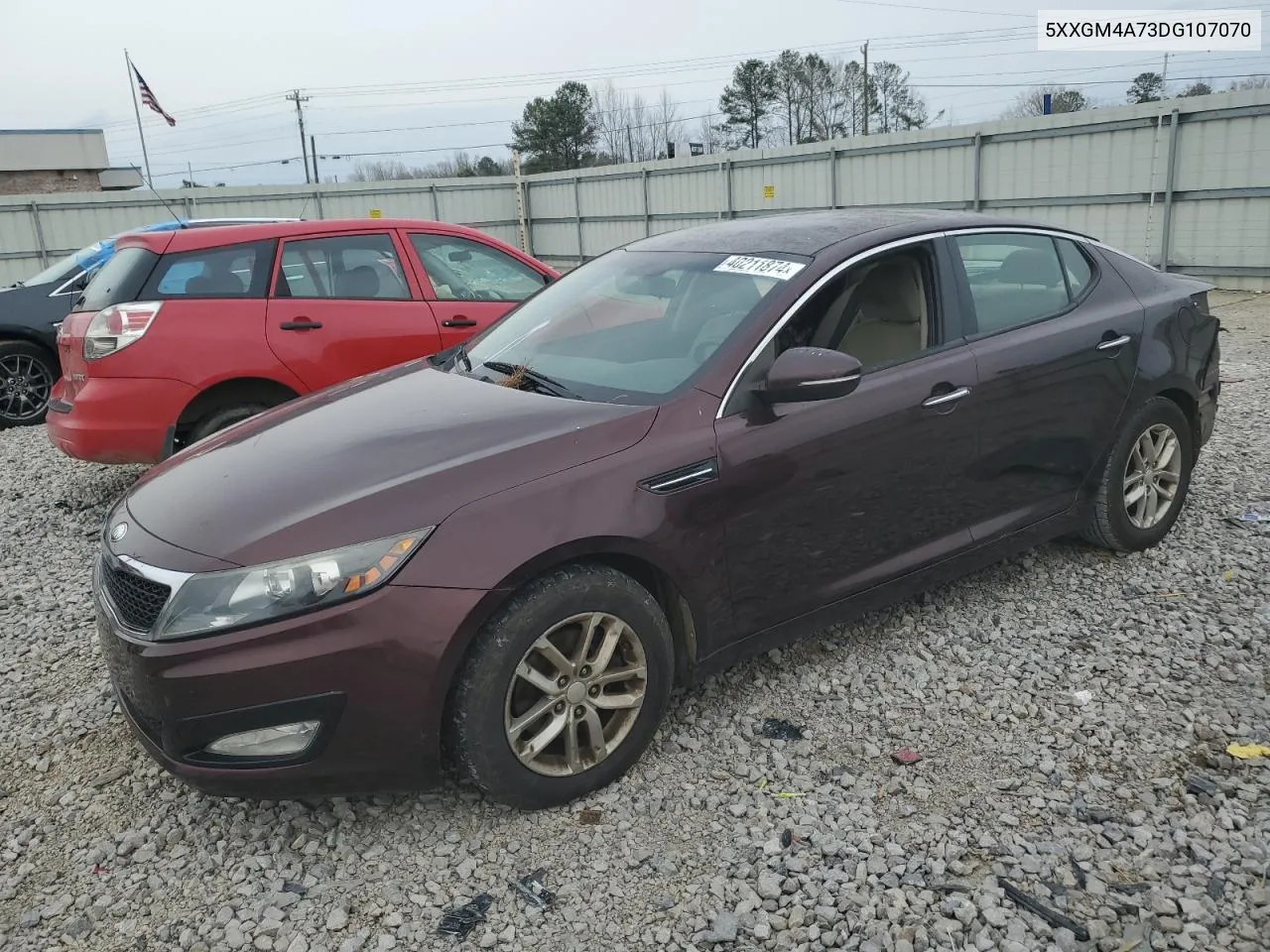 2013 Kia Optima Lx VIN: 5XXGM4A73DG107070 Lot: 68635344