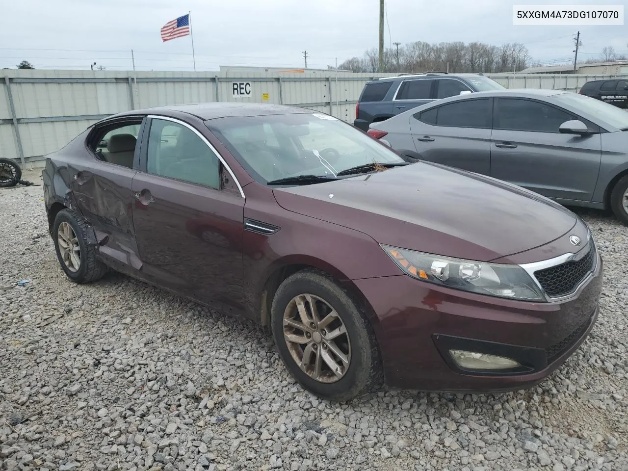 2013 Kia Optima Lx VIN: 5XXGM4A73DG107070 Lot: 68635344