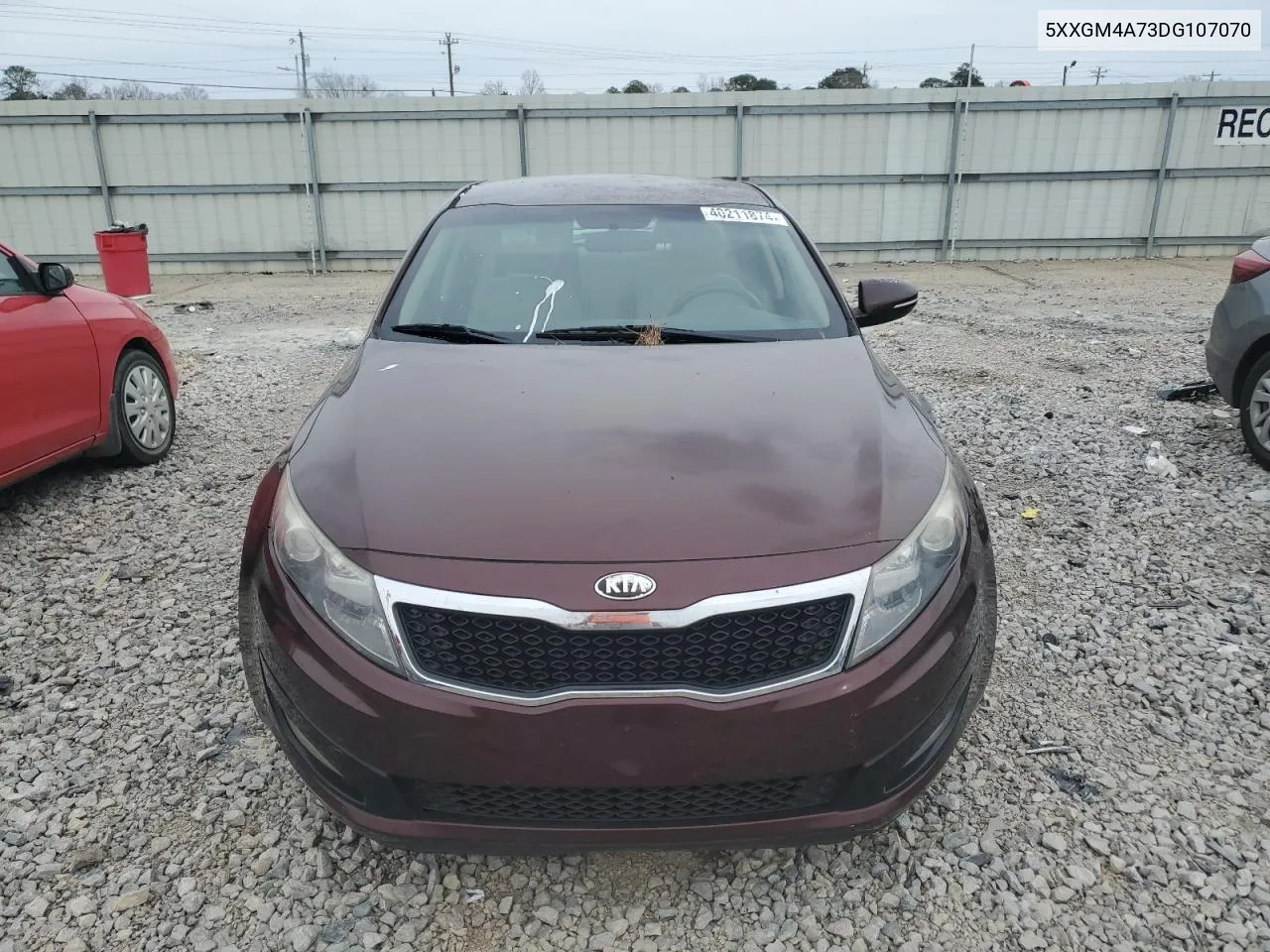 2013 Kia Optima Lx VIN: 5XXGM4A73DG107070 Lot: 68635344