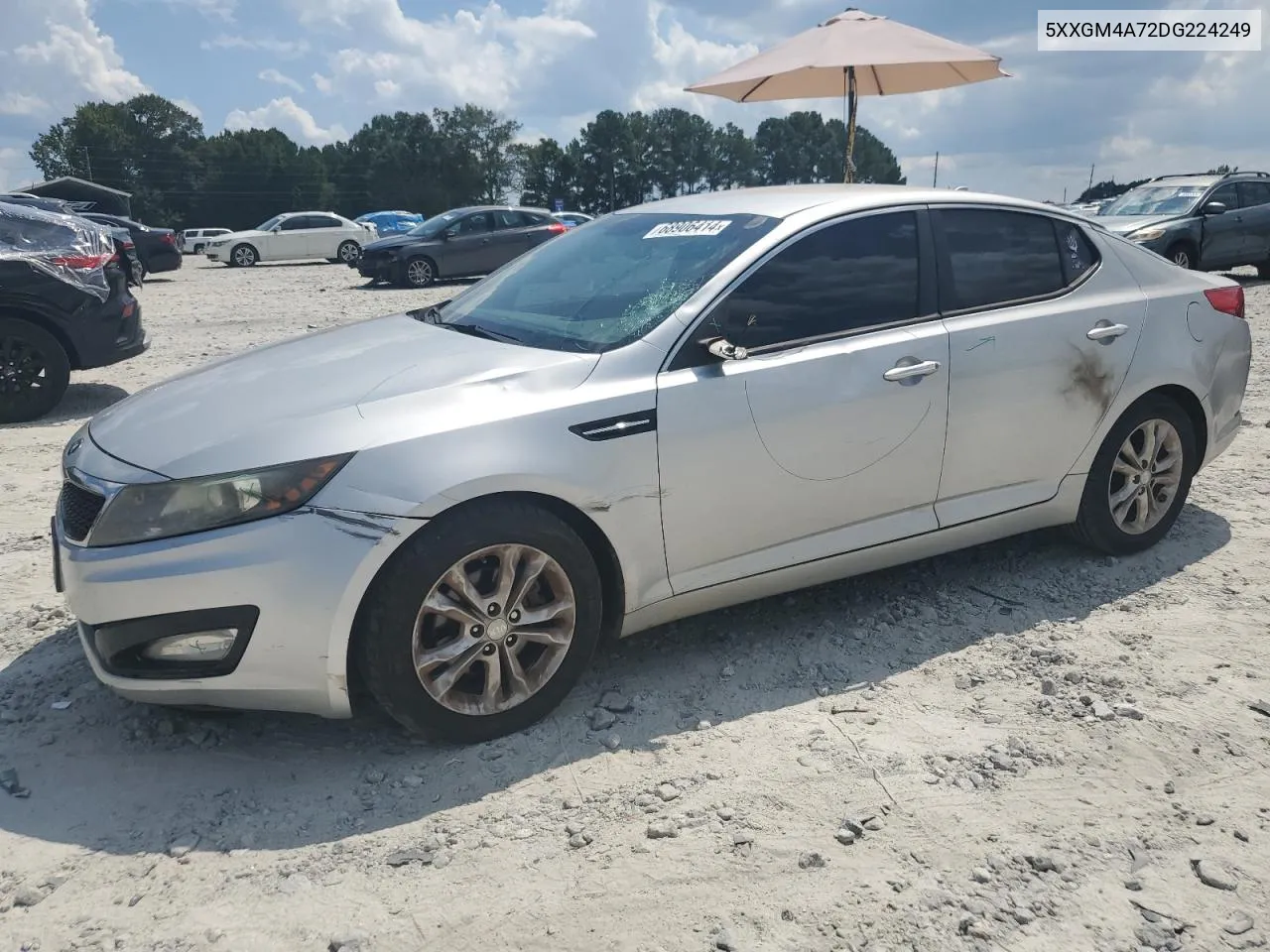 2013 Kia Optima Lx VIN: 5XXGM4A72DG224249 Lot: 68906414