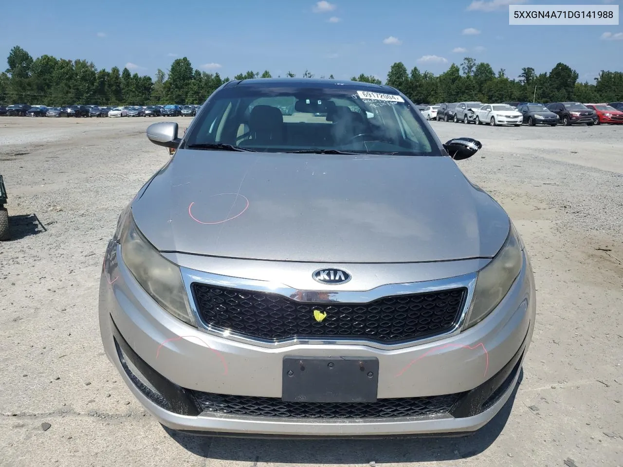 2013 Kia Optima Ex VIN: 5XXGN4A71DG141988 Lot: 69172004