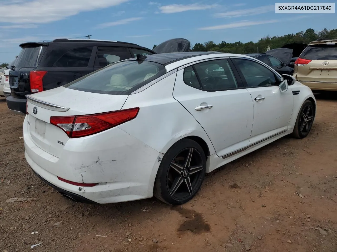 2013 Kia Optima Sx VIN: 5XXGR4A61DG217849 Lot: 69210624