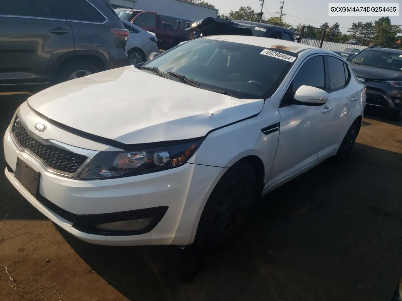 2013 Kia Optima Lx VIN: 5XXGM4A74DG254465 Lot: 69260464