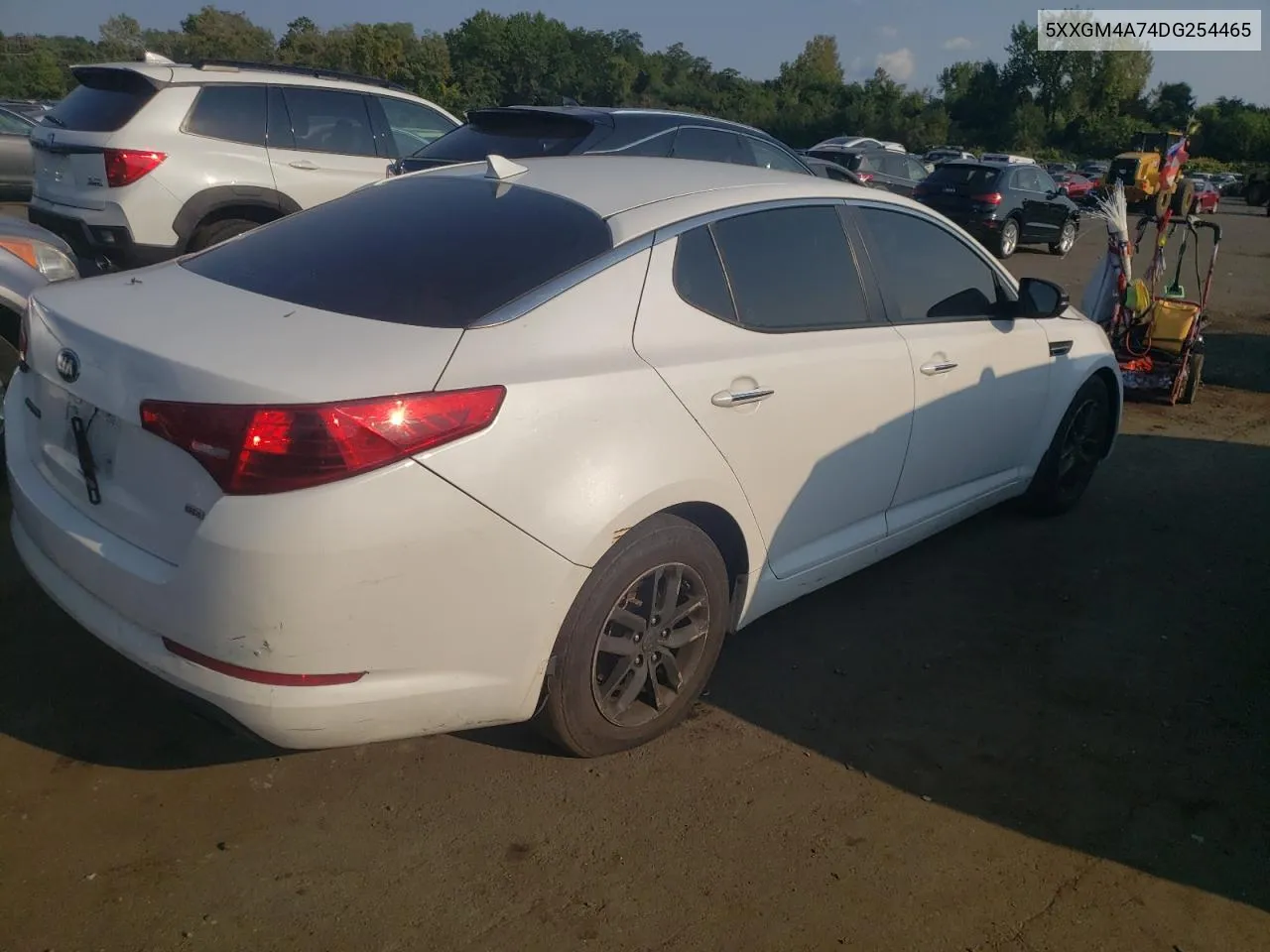 2013 Kia Optima Lx VIN: 5XXGM4A74DG254465 Lot: 69260464