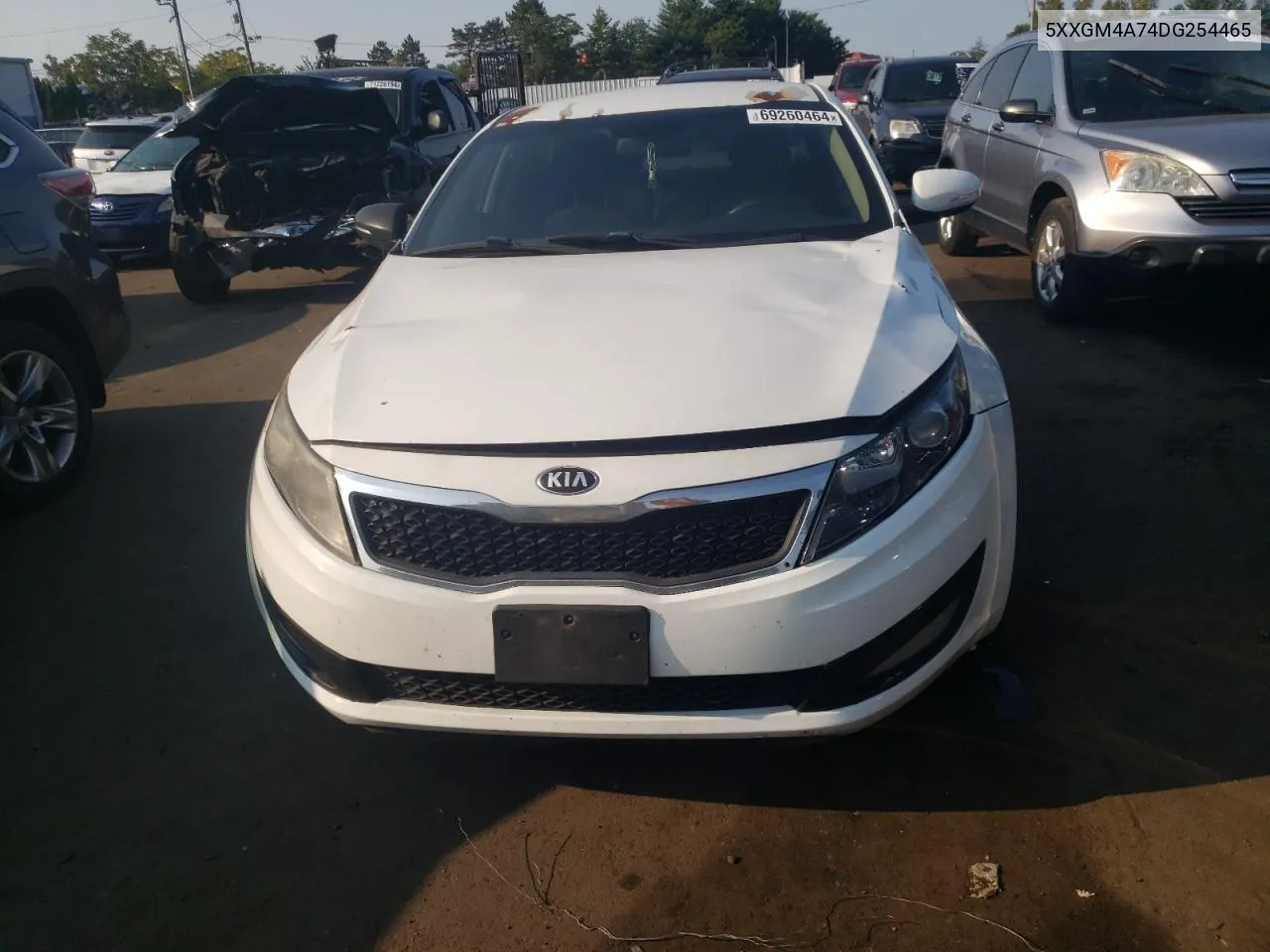 2013 Kia Optima Lx VIN: 5XXGM4A74DG254465 Lot: 69260464