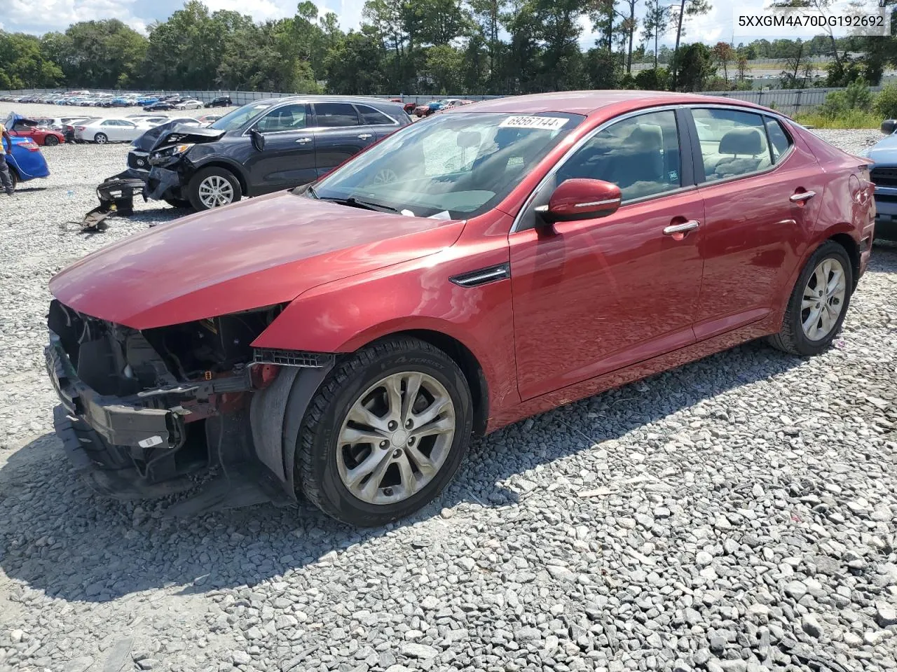 2013 Kia Optima Lx VIN: 5XXGM4A70DG192692 Lot: 69567144