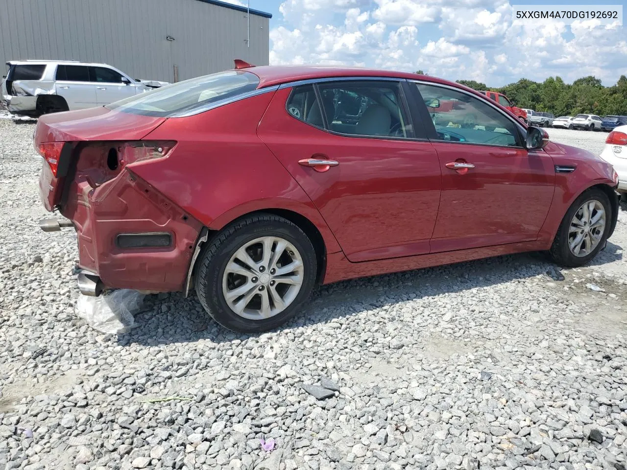 2013 Kia Optima Lx VIN: 5XXGM4A70DG192692 Lot: 69567144