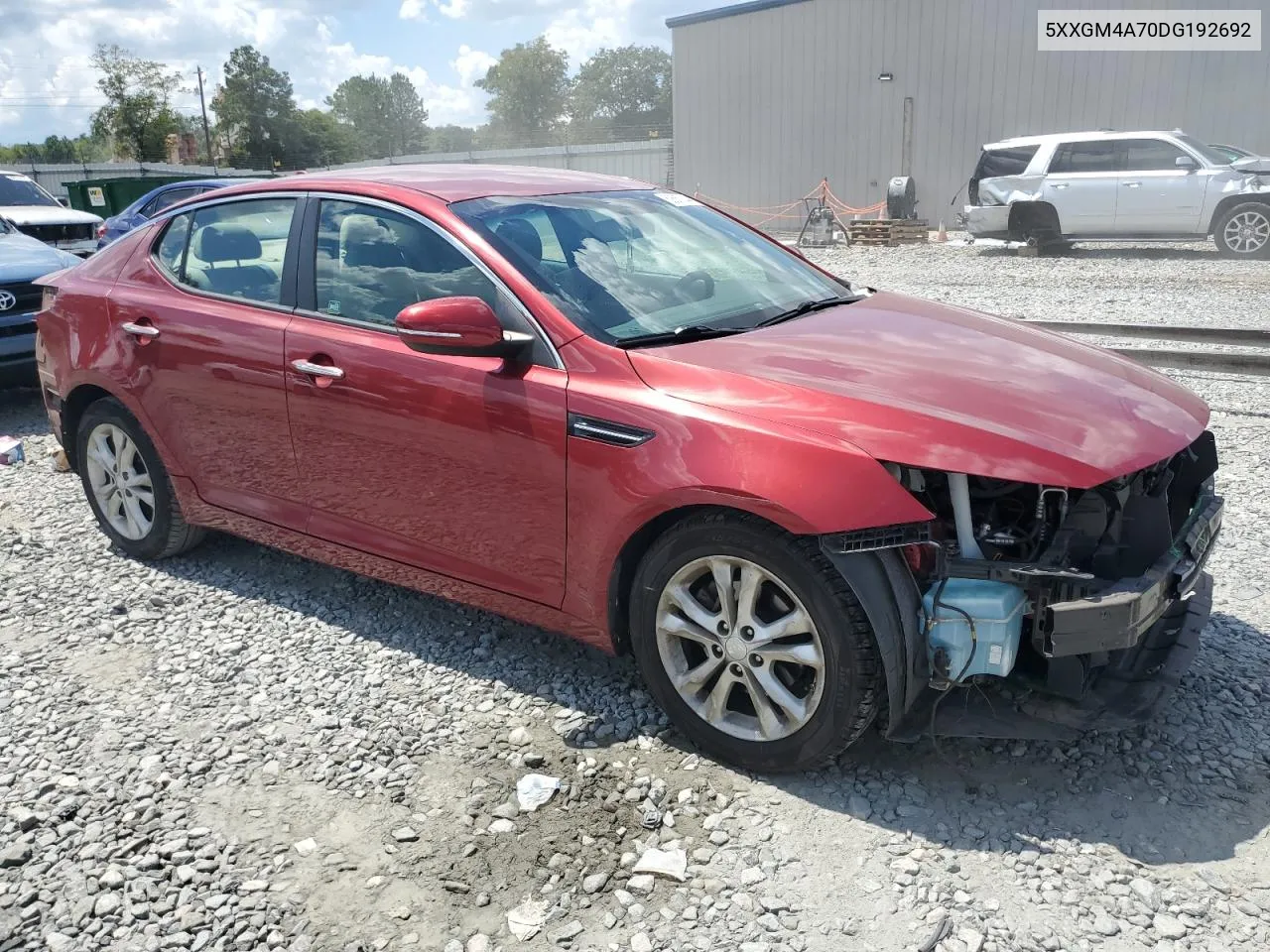 2013 Kia Optima Lx VIN: 5XXGM4A70DG192692 Lot: 69567144