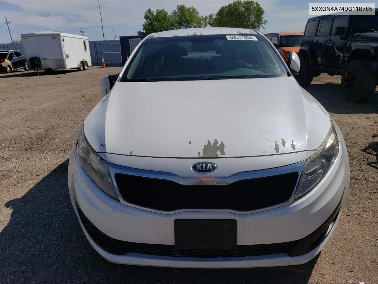 2013 Kia Optima Ex VIN: 5XXGN4A74DG118785 Lot: 69577934