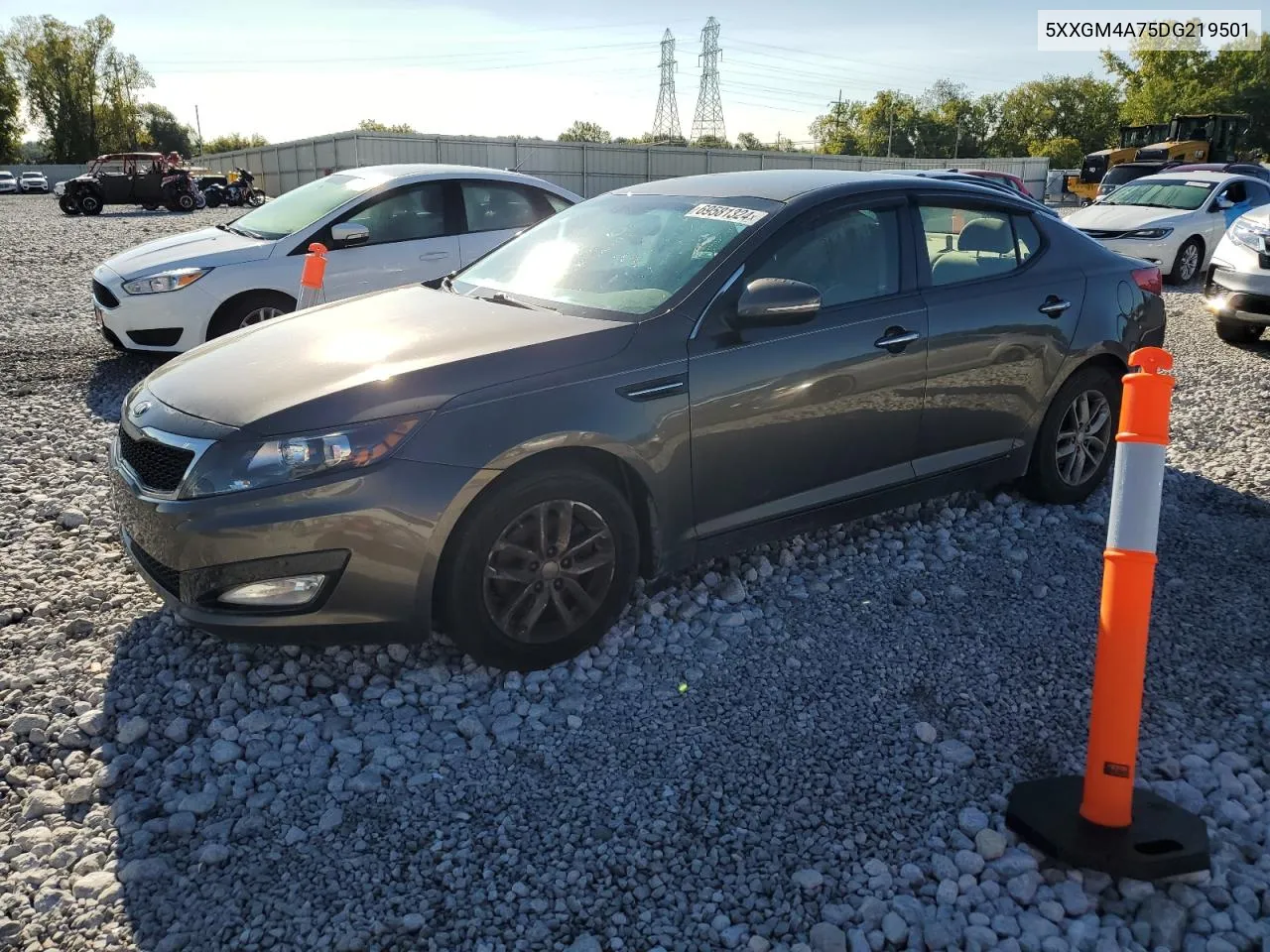 5XXGM4A75DG219501 2013 Kia Optima Lx