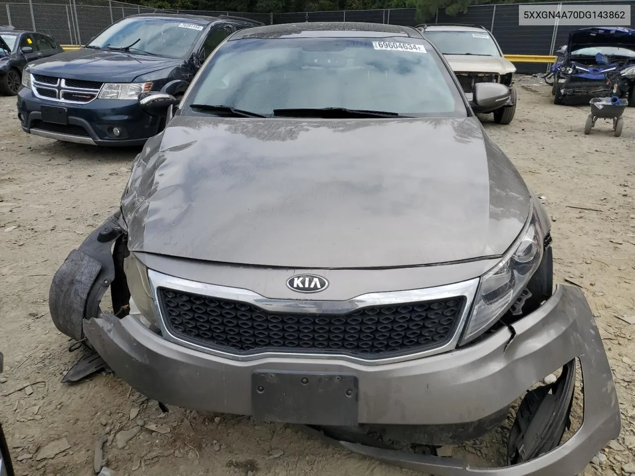 2013 Kia Optima Ex VIN: 5XXGN4A70DG143862 Lot: 69604634