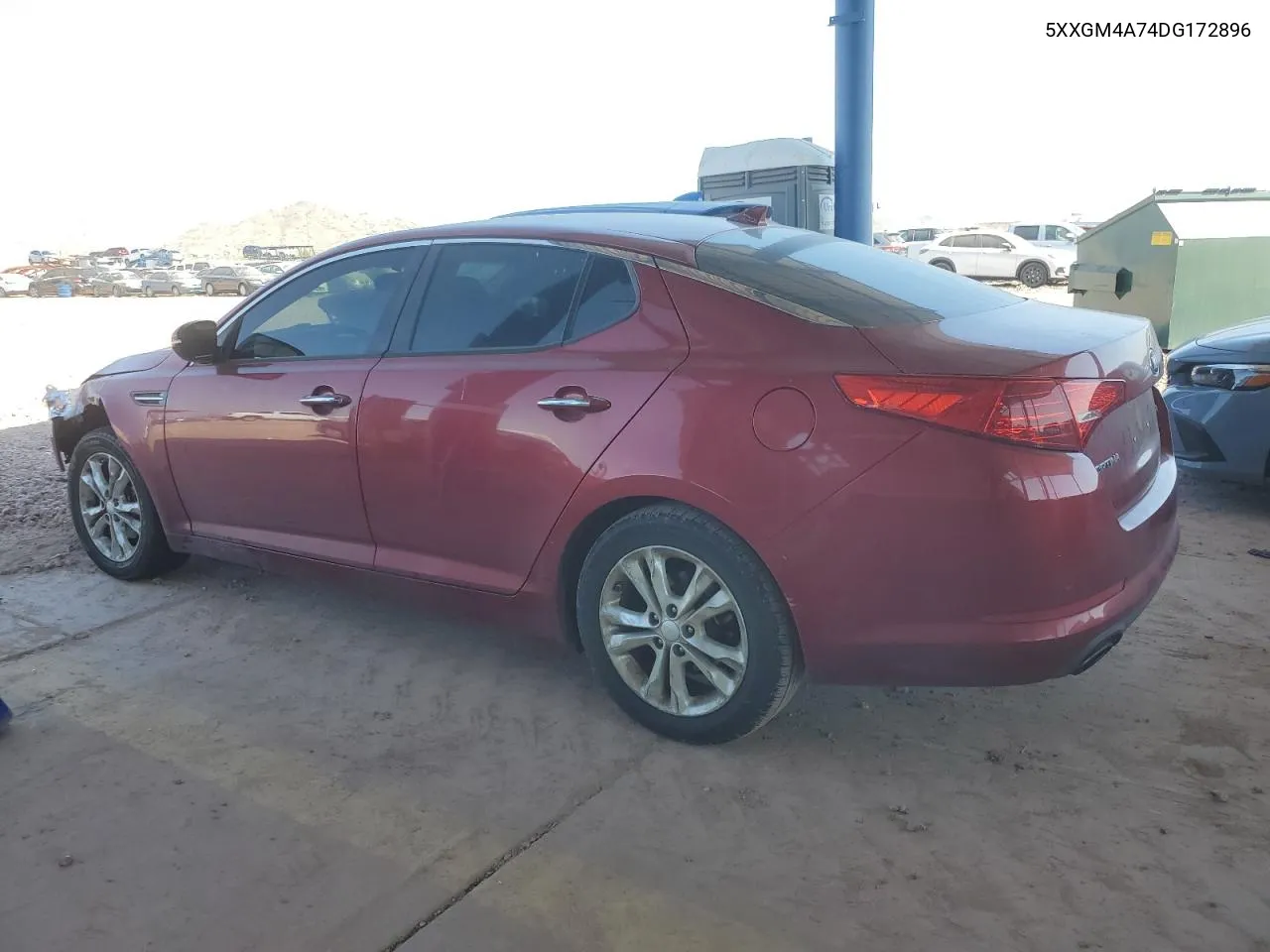 2013 Kia Optima Lx VIN: 5XXGM4A74DG172896 Lot: 69753734