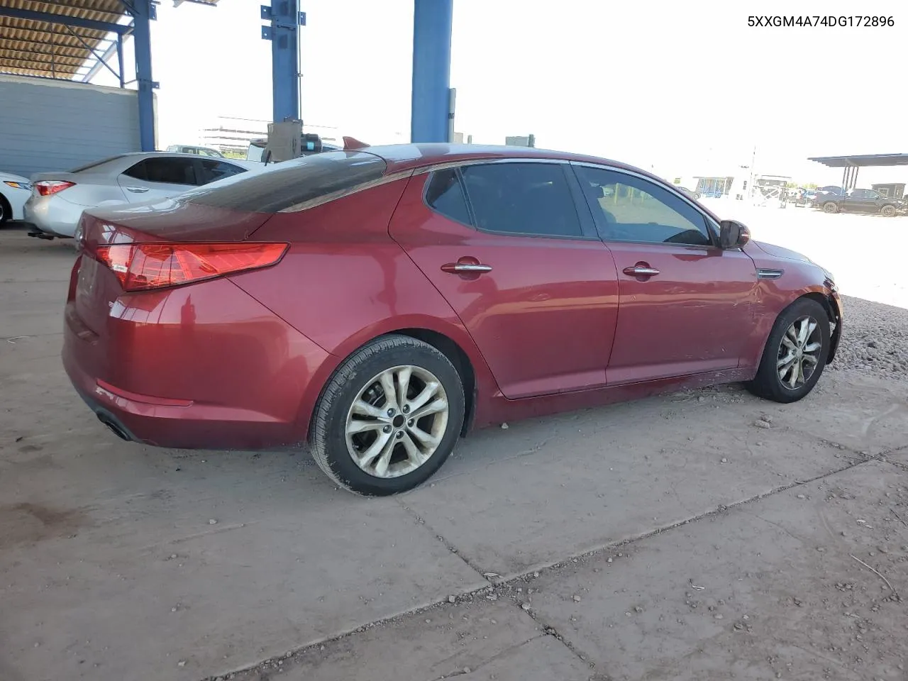 2013 Kia Optima Lx VIN: 5XXGM4A74DG172896 Lot: 69753734