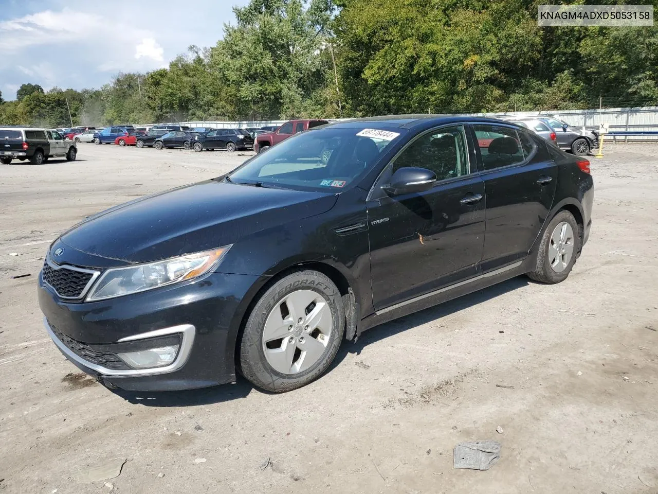 2013 Kia Optima Hybrid VIN: KNAGM4ADXD5053158 Lot: 69778444