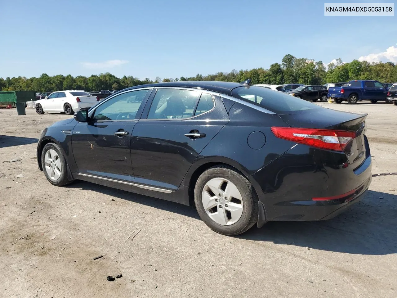 2013 Kia Optima Hybrid VIN: KNAGM4ADXD5053158 Lot: 69778444