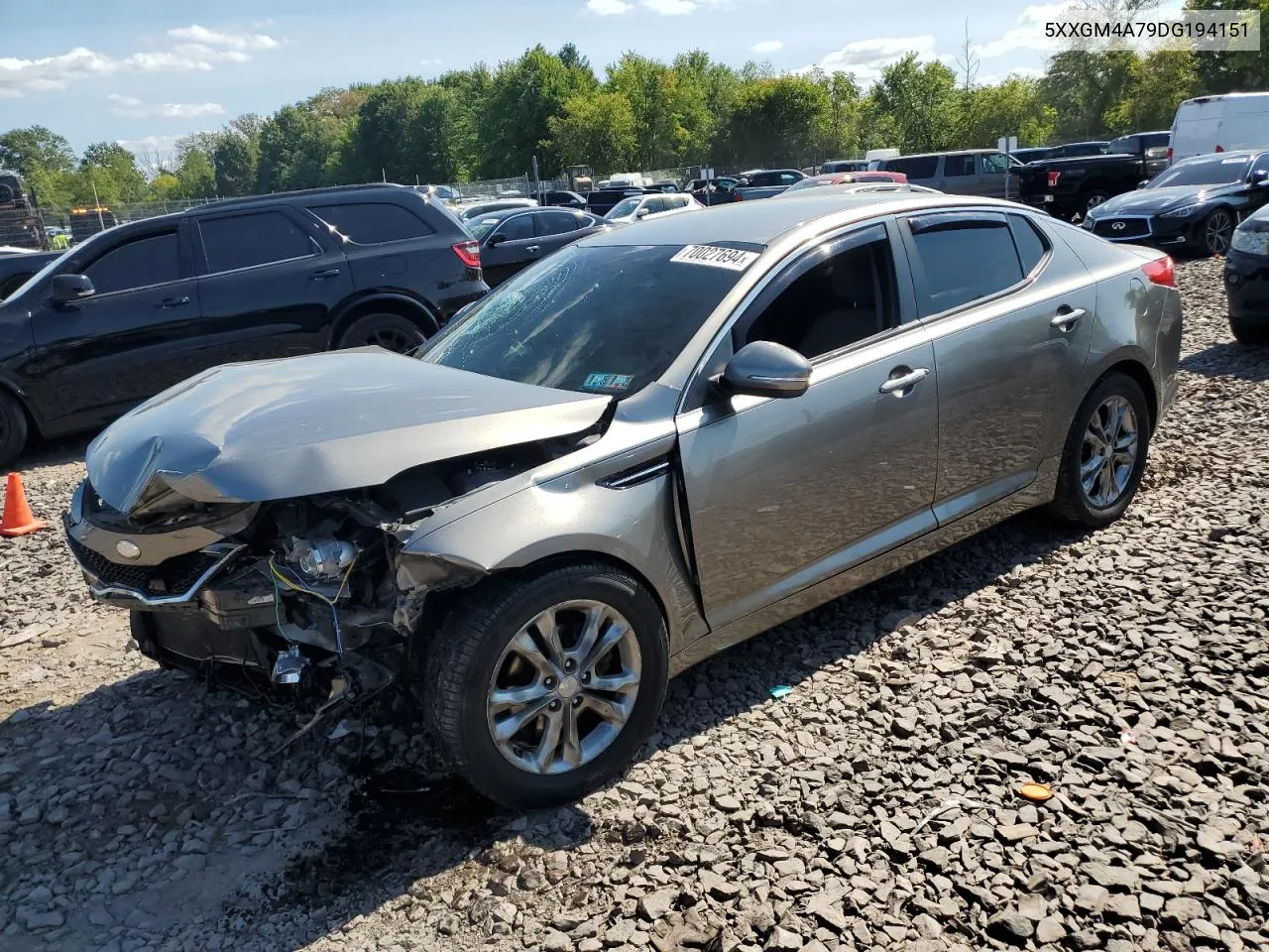 2013 Kia Optima Lx VIN: 5XXGM4A79DG194151 Lot: 70027694