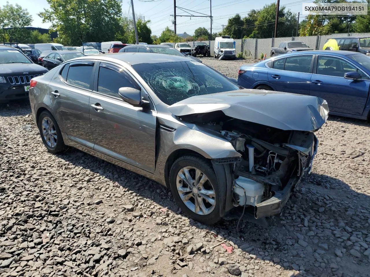 2013 Kia Optima Lx VIN: 5XXGM4A79DG194151 Lot: 70027694