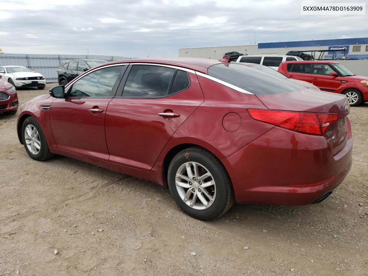 2013 Kia Optima Lx VIN: 5XXGM4A78DG163909 Lot: 70377864