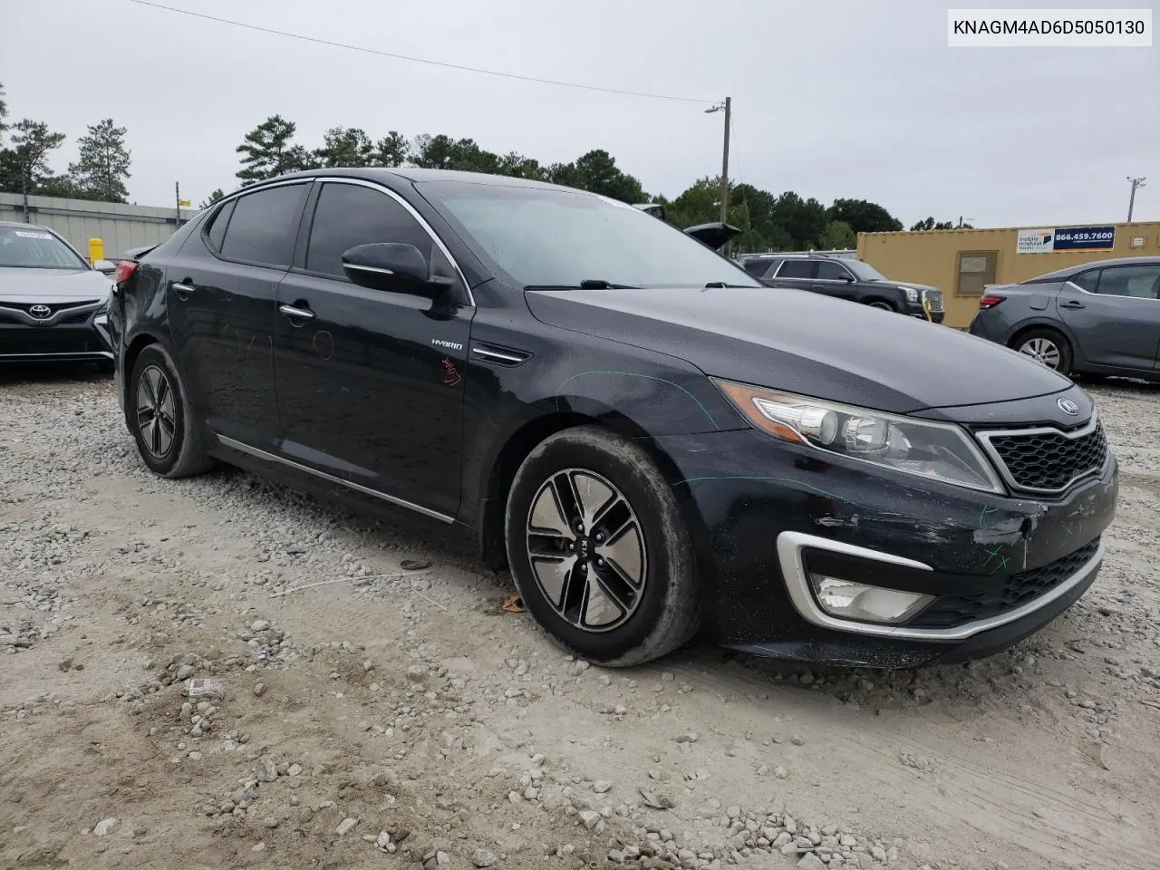 2013 Kia Optima Hybrid VIN: KNAGM4AD6D5050130 Lot: 70436794