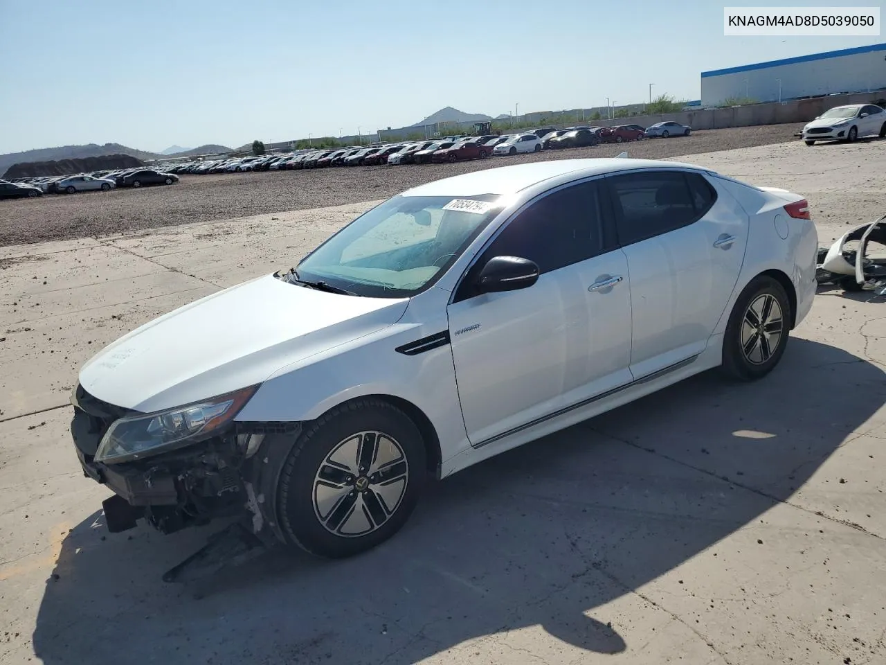 2013 Kia Optima Hybrid VIN: KNAGM4AD8D5039050 Lot: 70534794