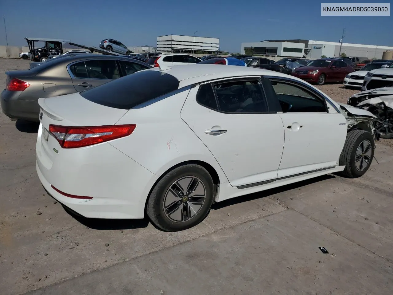 2013 Kia Optima Hybrid VIN: KNAGM4AD8D5039050 Lot: 70534794