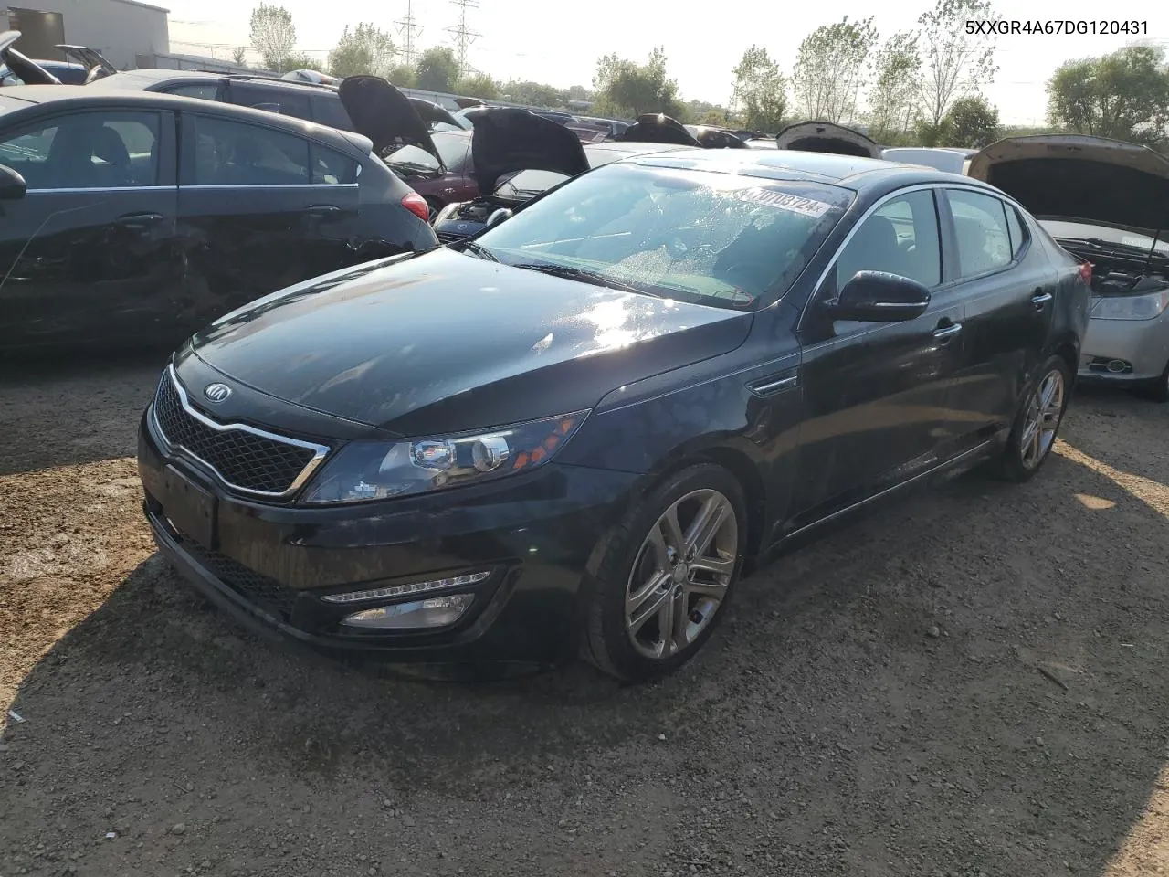 2013 Kia Optima Sx VIN: 5XXGR4A67DG120431 Lot: 70703724