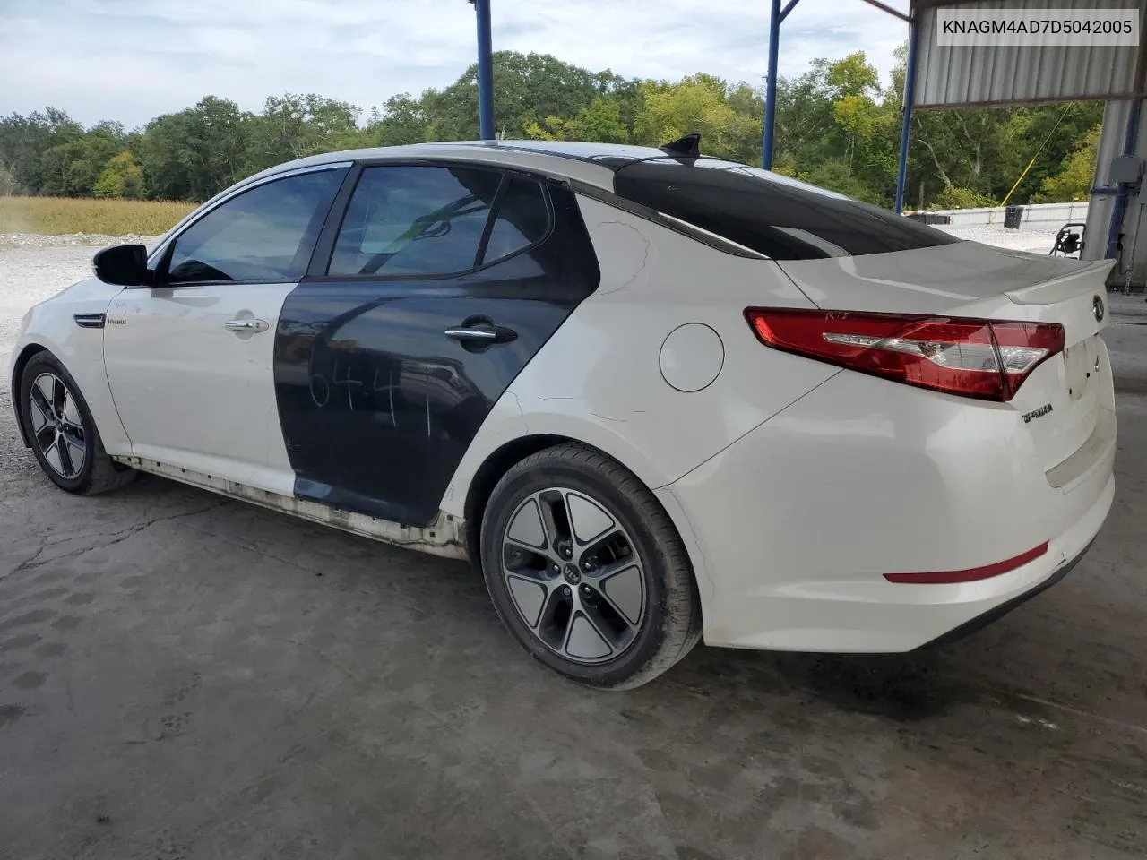 2013 Kia Optima Hybrid VIN: KNAGM4AD7D5042005 Lot: 70786064