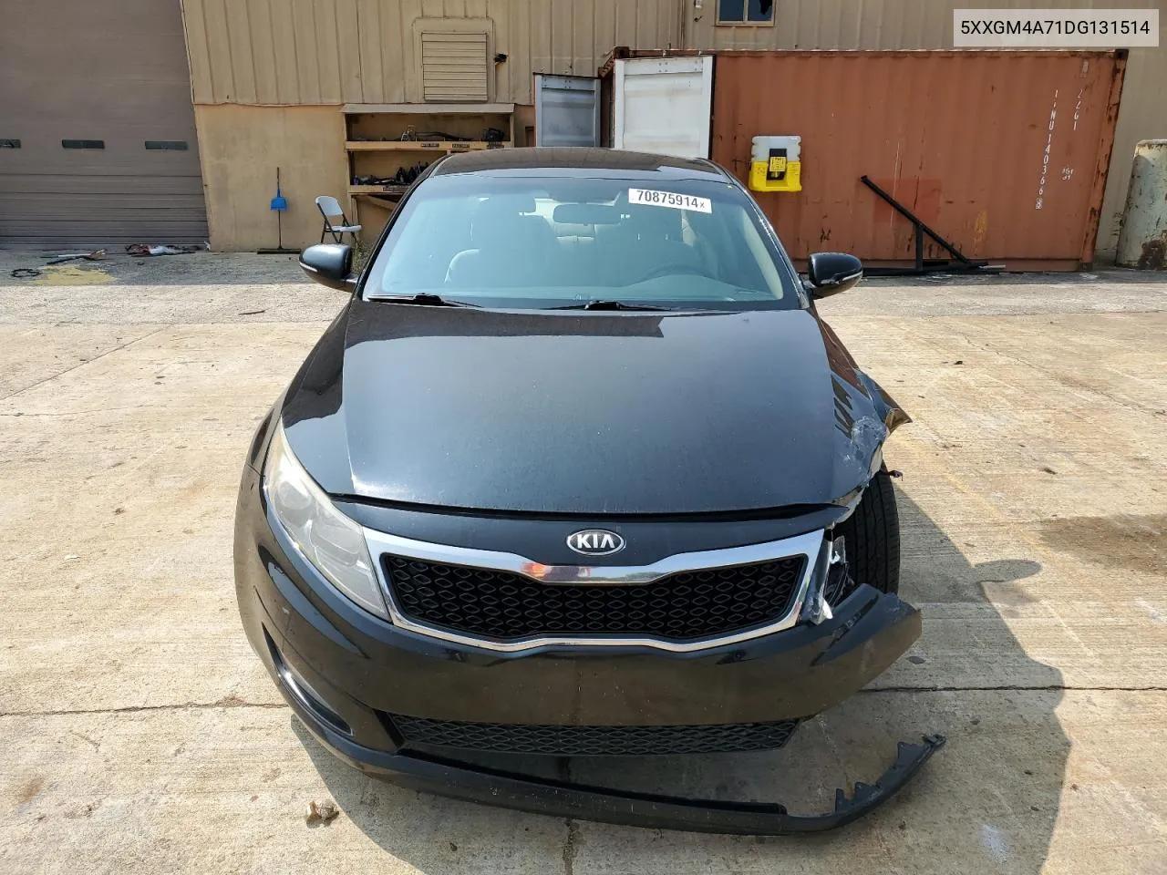 2013 Kia Optima Lx VIN: 5XXGM4A71DG131514 Lot: 70875914