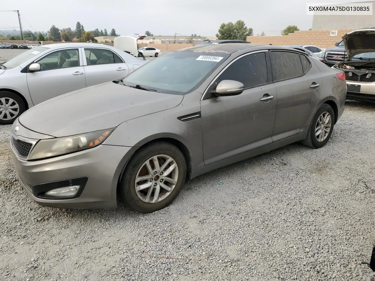 2013 Kia Optima Lx VIN: 5XXGM4A75DG130835 Lot: 70889394