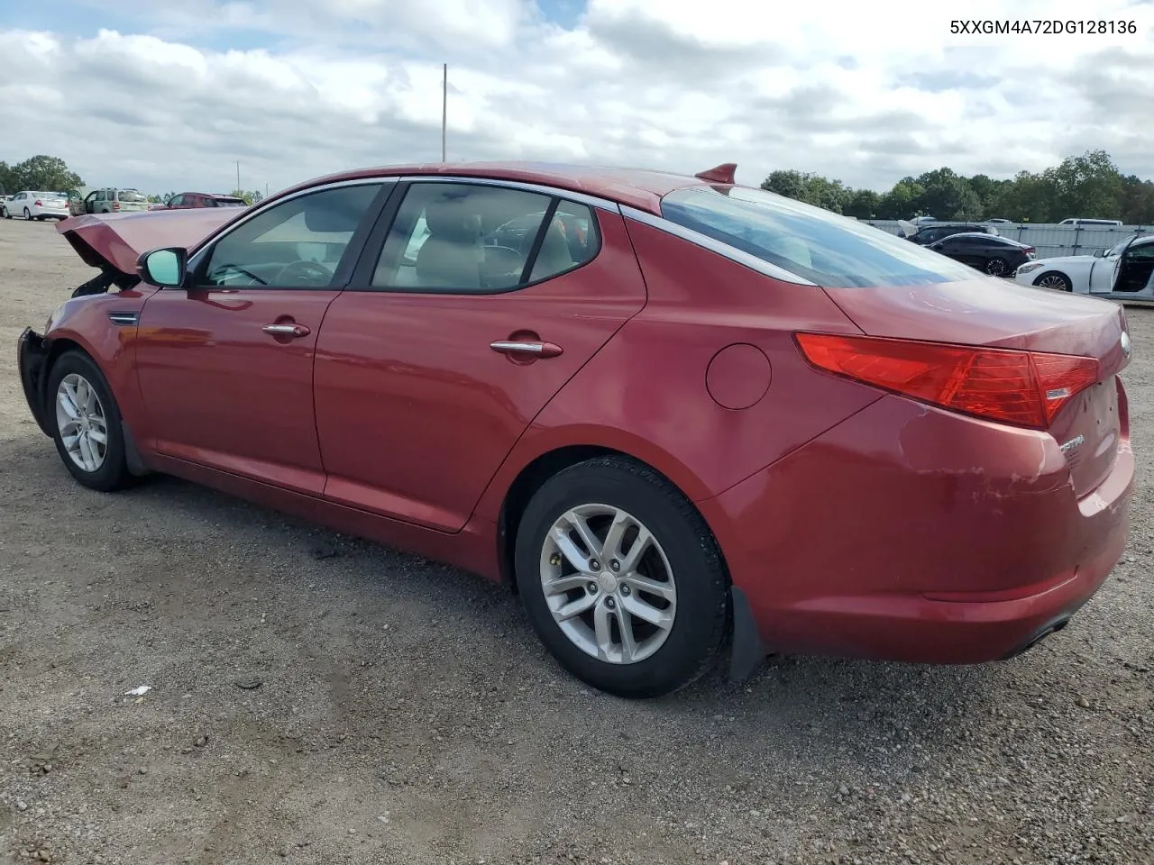 2013 Kia Optima Lx VIN: 5XXGM4A72DG128136 Lot: 70907864