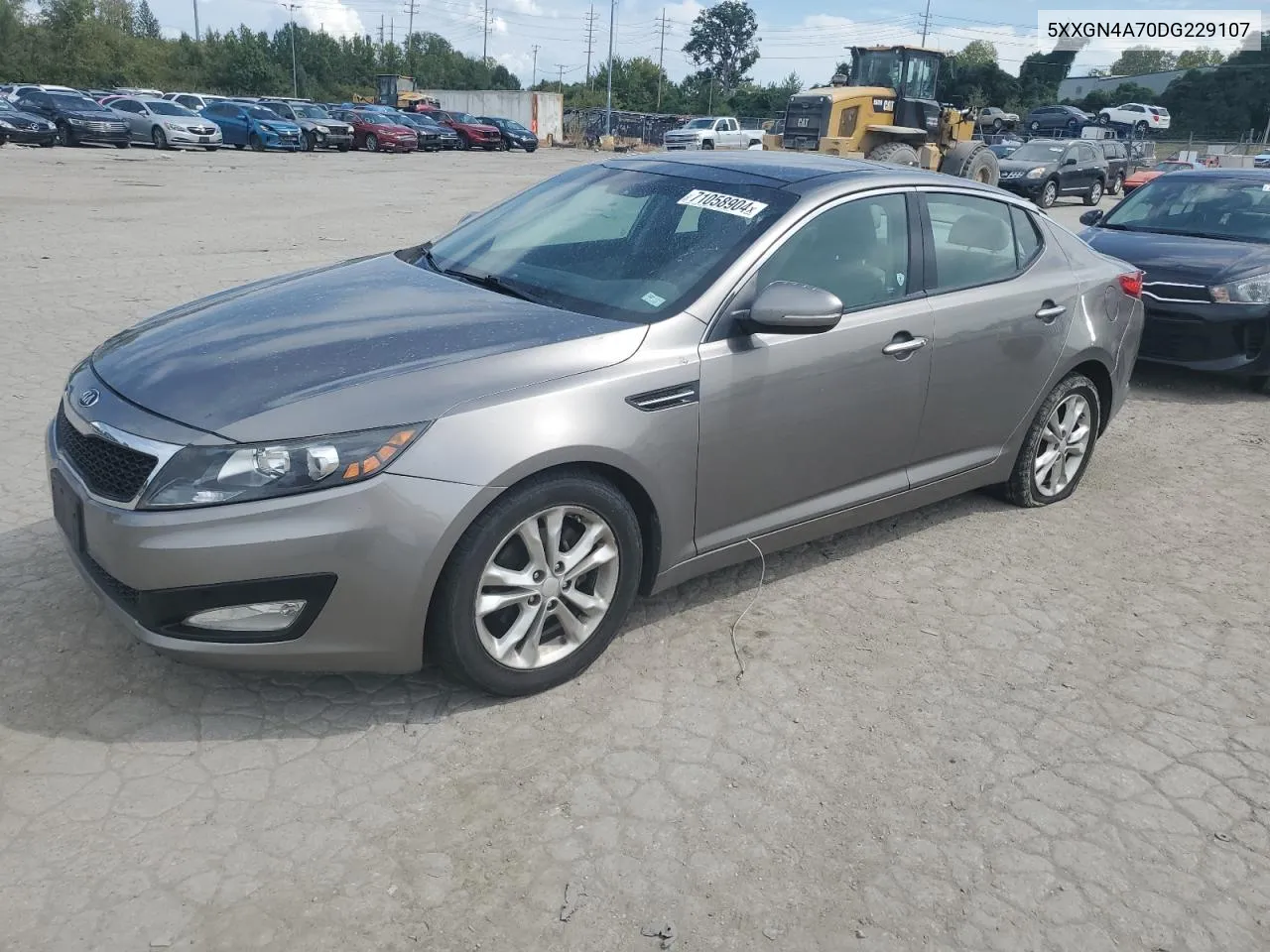 2013 Kia Optima Ex VIN: 5XXGN4A70DG229107 Lot: 71058904