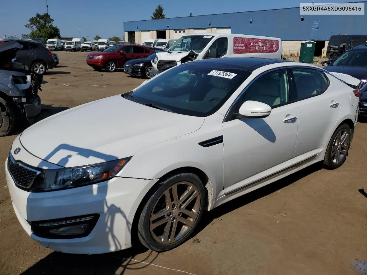 2013 Kia Optima Sx VIN: 5XXGR4A6XDG096416 Lot: 71102884