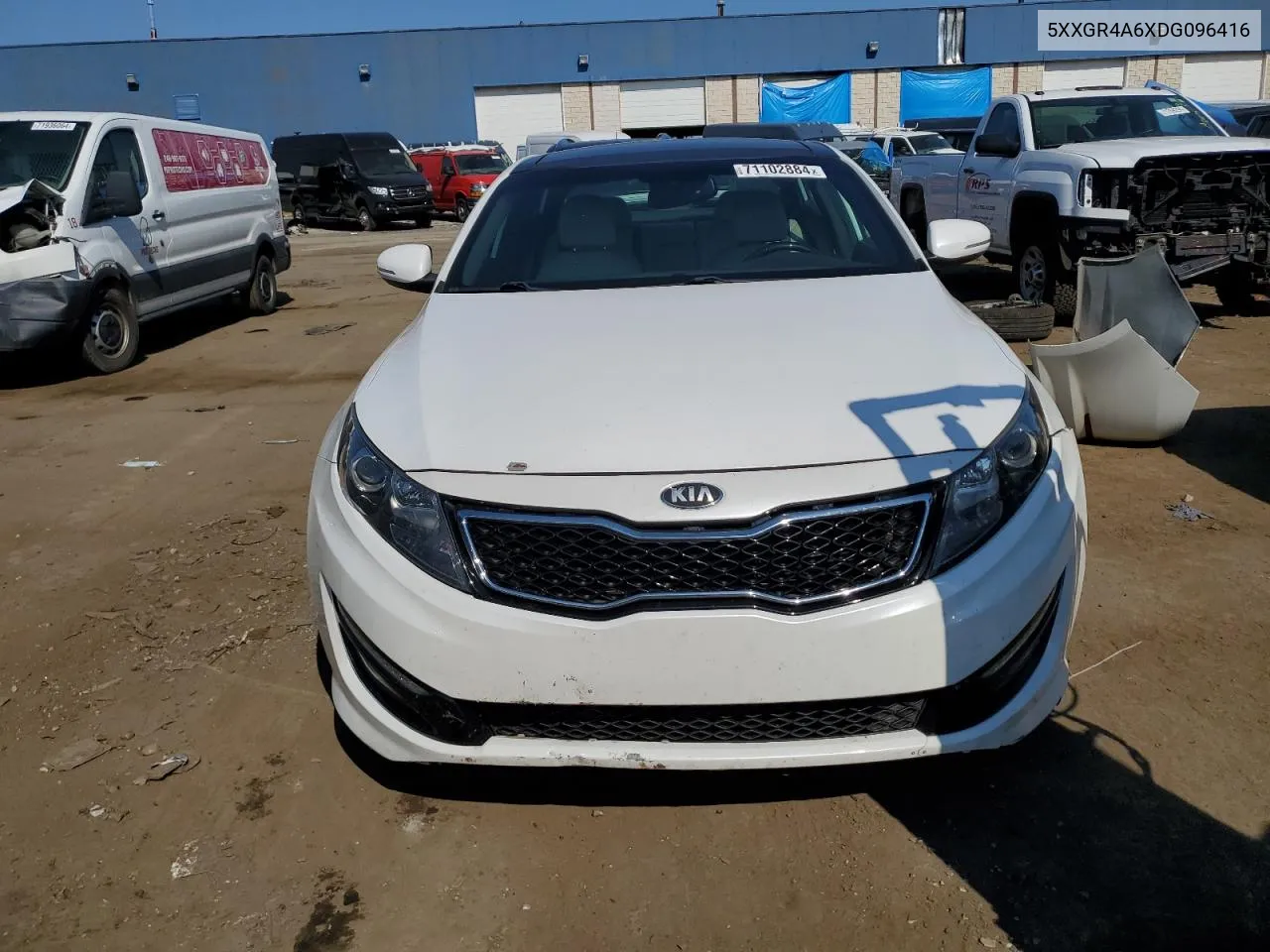 2013 Kia Optima Sx VIN: 5XXGR4A6XDG096416 Lot: 71102884