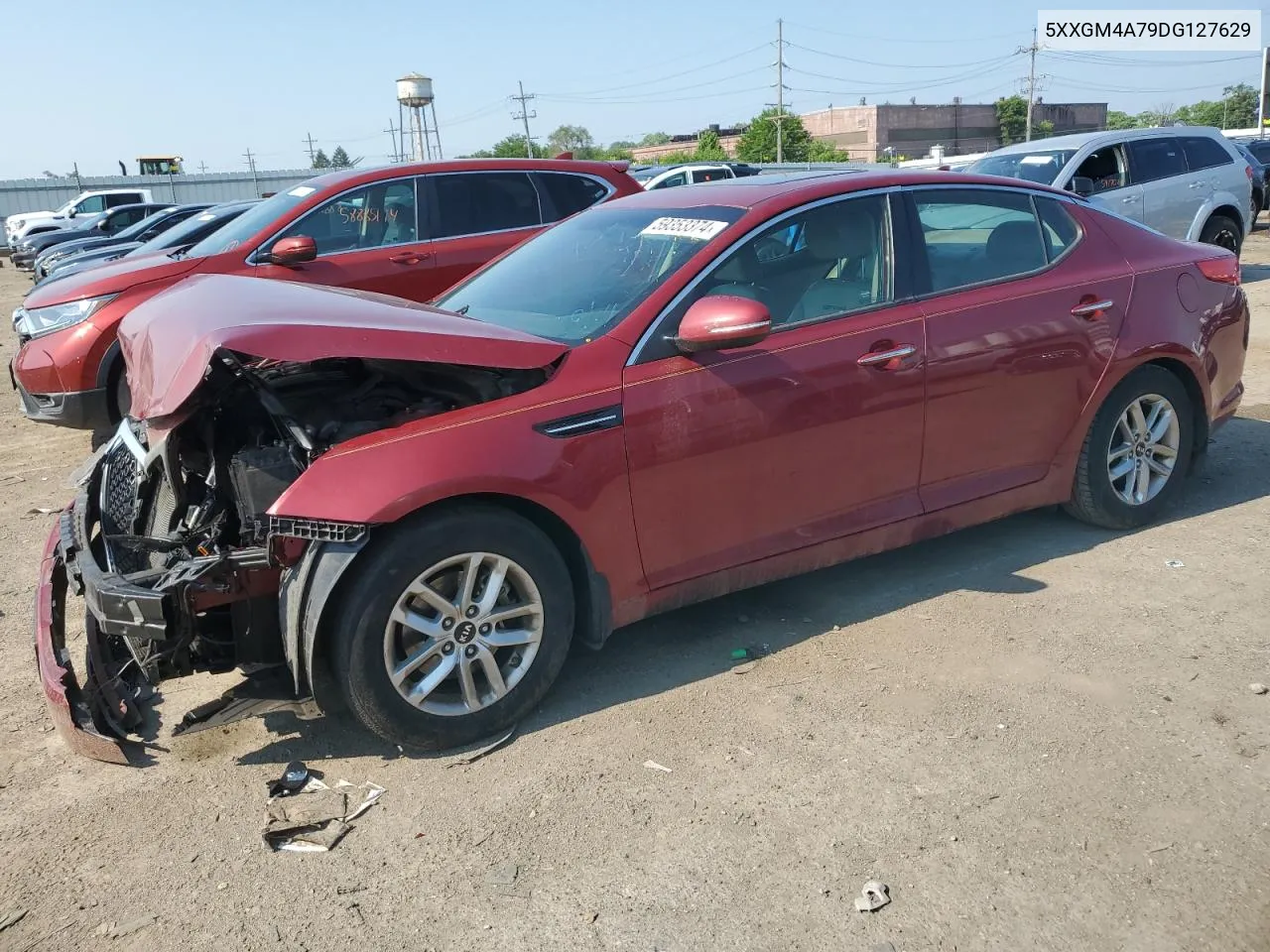 2013 Kia Optima Lx VIN: 5XXGM4A79DG127629 Lot: 71117324