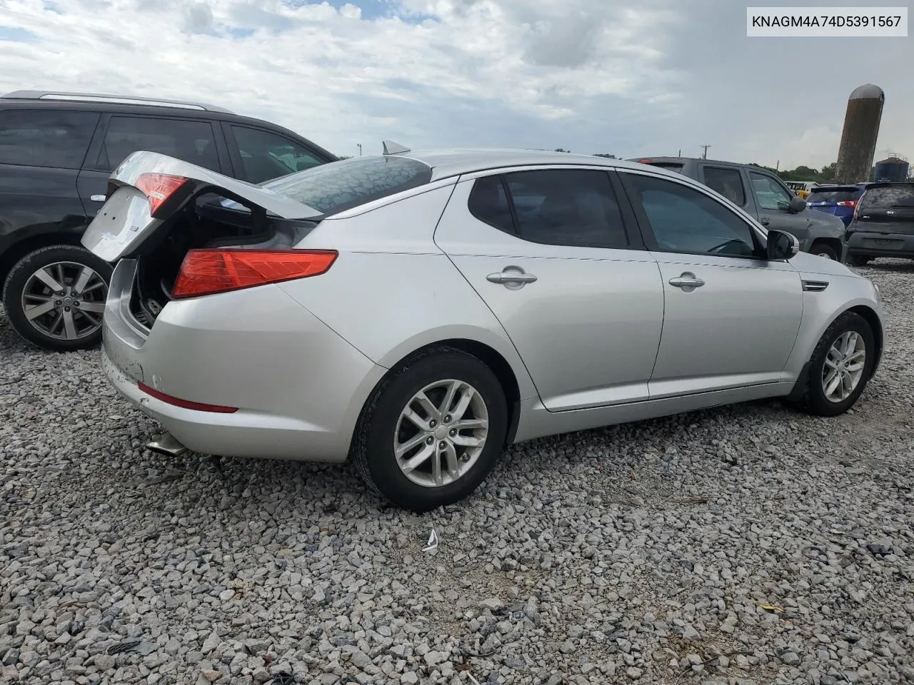 2013 Kia Optima Lx VIN: KNAGM4A74D5391567 Lot: 71225194