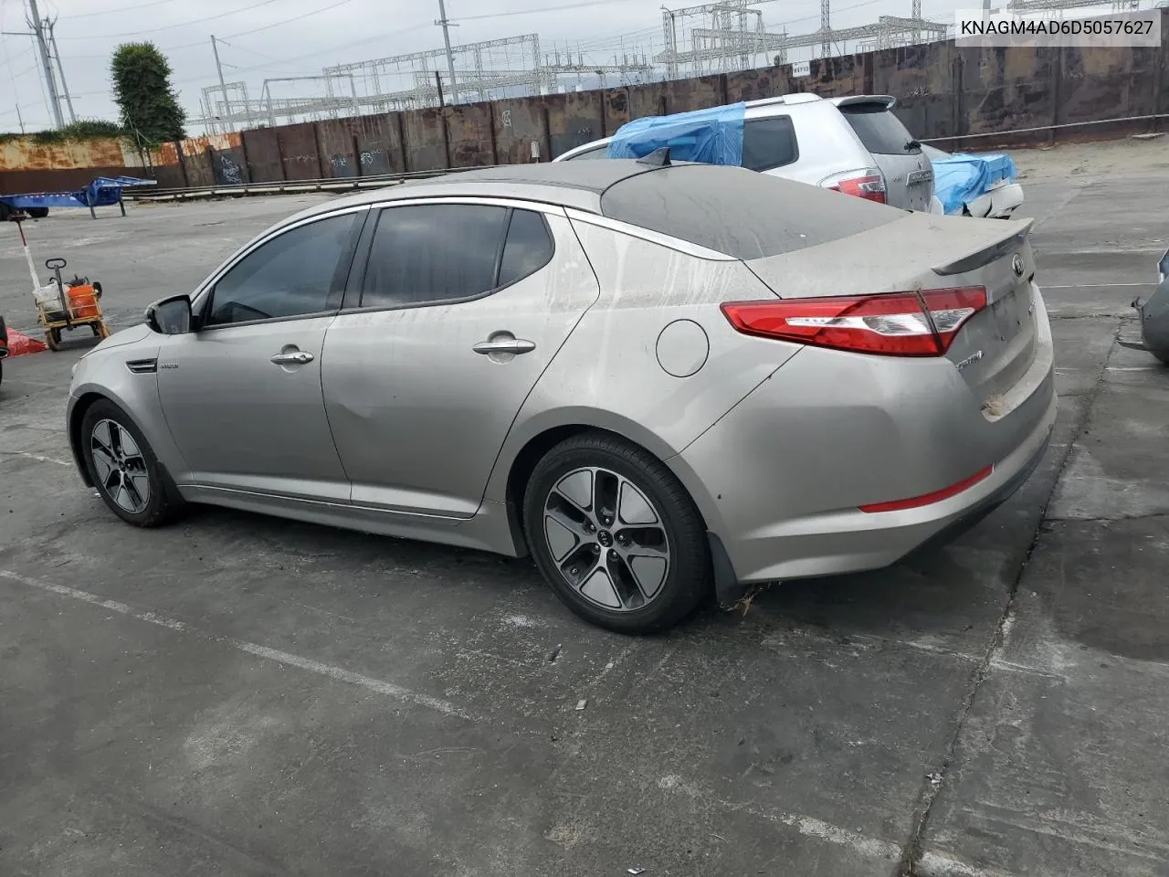 2013 Kia Optima Hybrid VIN: KNAGM4AD6D5057627 Lot: 71393834