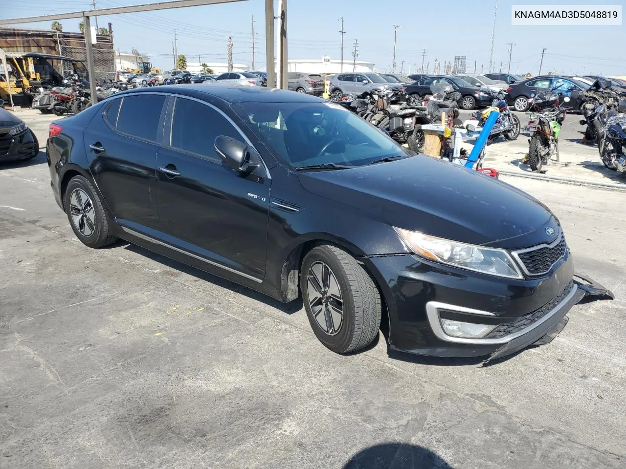 2013 Kia Optima Hybrid VIN: KNAGM4AD3D5048819 Lot: 71616534