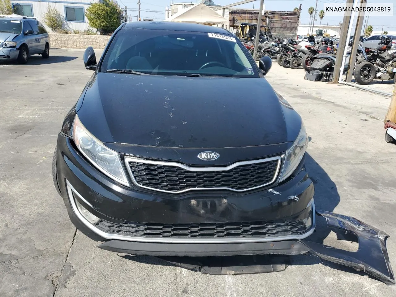 2013 Kia Optima Hybrid VIN: KNAGM4AD3D5048819 Lot: 71616534