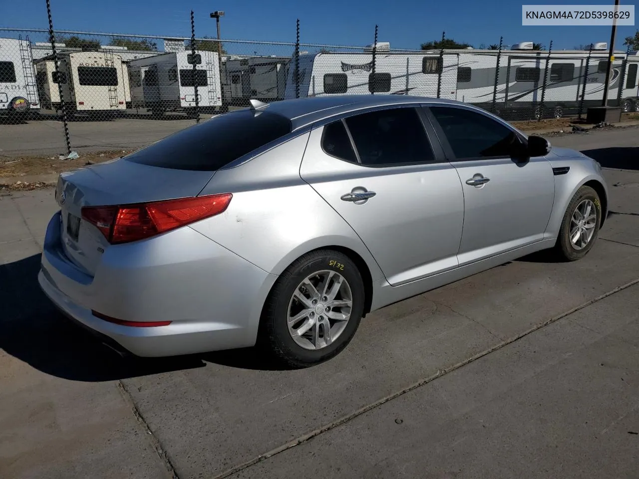 2013 Kia Optima Lx VIN: KNAGM4A72D5398629 Lot: 71638064