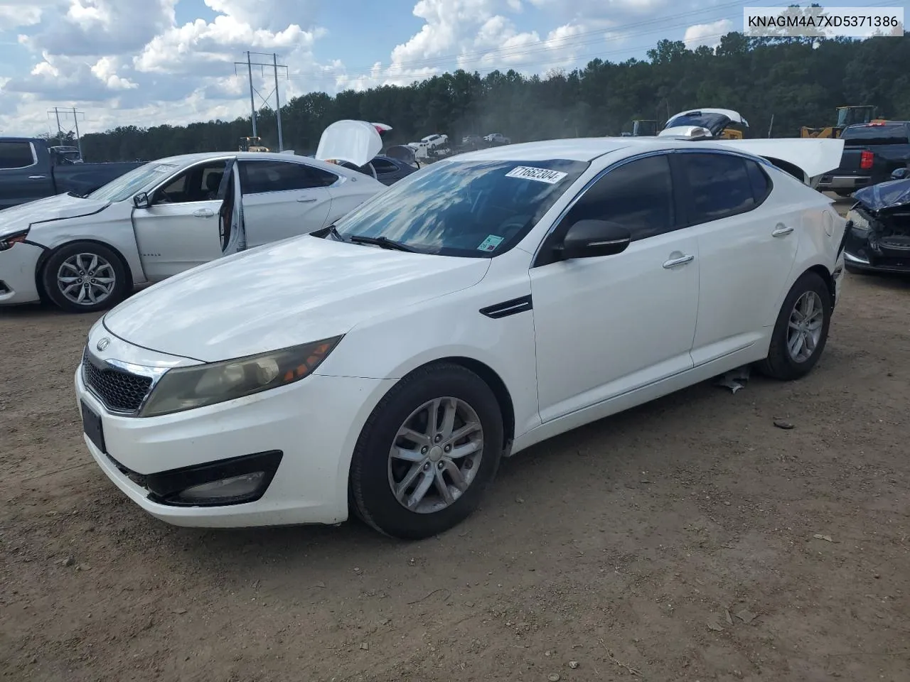 2013 Kia Optima Lx VIN: KNAGM4A7XD5371386 Lot: 71662304