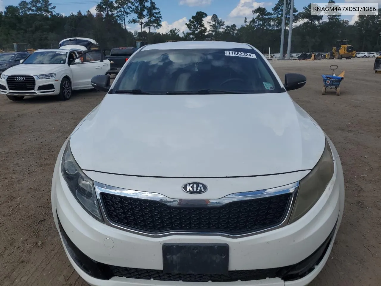 KNAGM4A7XD5371386 2013 Kia Optima Lx