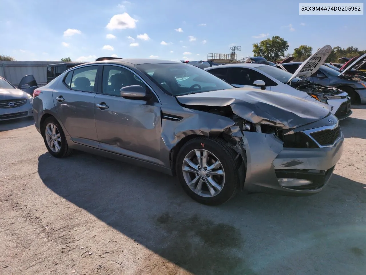 2013 Kia Optima Lx VIN: 5XXGM4A74DG205962 Lot: 71735944