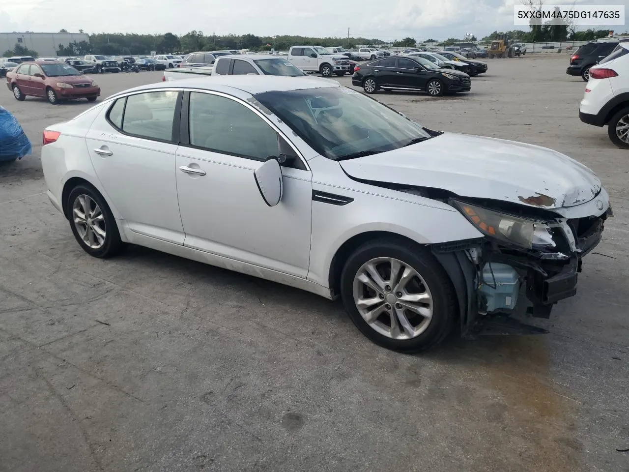 5XXGM4A75DG147635 2013 Kia Optima Lx